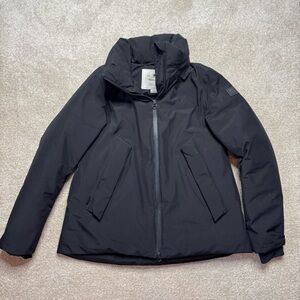 Woolrich gore Tex black Hadley duck down coat small